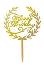 "Happy Birthday" Cake Topper